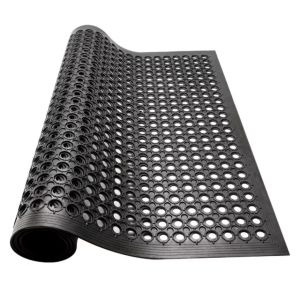 Anti Slip Kitchen Rubber Matting Industrial Grade For Heavy Duty Restaurant Usage Safety & Security