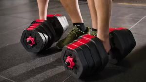 10/20/30/40KG Adjustable Kettlebell Handle For Plate Weight Dumbbell Set Gym Equipment Barbell Bar