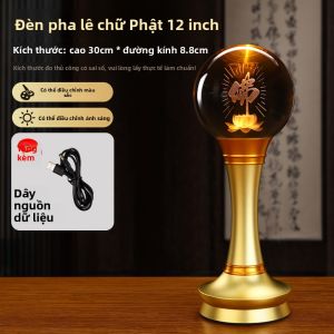 SHANYANG | Đèn Cầu Nguyện LED Hoa Sen Pha Lê