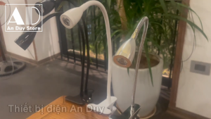 Đèn Led đọc sách kẹp bàn đầu giường 3W Đèn rọi soi tranh Trang trí phòng ngủ Khách sạn Ánh sáng chiếu rọi điểm