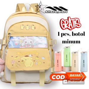 Tas Ransel Sekolah Anak Perempuan Gratis Botol Minum Tas ransel kuromi viral