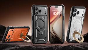 TONGATE for iPhone 17 Pro Max Case with 360° Spin Magnetic Stand[Military-Grade Protection] with Privacy Screen Protector & Camera Control Cover for iPhone 17 ProMax Black