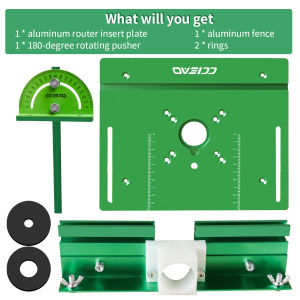 65mm Router Lift with 4-Claw Strong Grip for Router Table Precision Height Adjustment Inverted Mount Fits Aluminum Alloy Plate