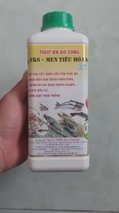 TKS - MEN TIÊU HÓA Sống Thủy Sản: Giúp Hấp Thụ Tốt Ngừa Bệnh Giảm Chi Phí Tăng Năng Suất - Chai 1 Lít
