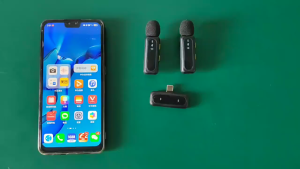 RICHMENT Wireless Lavalier Microphone Set with Charging Dock 360° Pickup + DSP Noise Reduction + 100H Long Battery Life Perfect Gift for Birthday & Christmas