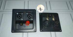 Terminal box speaker/terminal box speakon/terminal canon box 2 in 1