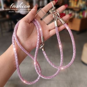 Zeng Design Multifunctional Detachable Diamond Encrusted Phone Chain Womens Handbag Strap Neck And Wrist Strap Camera Lanyard Anti-Loss New Model