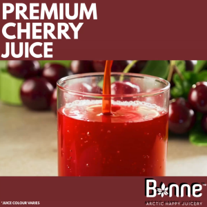 Bonne Finland Wild Cherry Juice 1L | Iron Rich Antioxidant | No Preservatives No Additives Halal