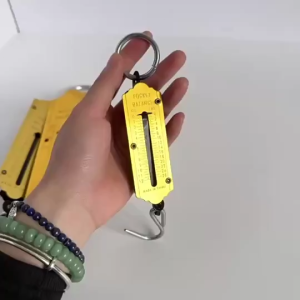 12/50kg Spring Scale Hand-Held Spring Mechanical Scale Portable Pocket Scale Hanging Scale Luggage
