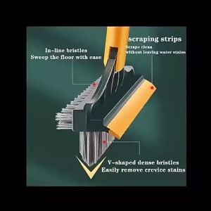 Sikat Kamar Mandi 3in1 & Gagang Panjang Sikat Lantai Wiper Jumbo