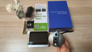 New 4.3 LCD Smart WiFi Video Doorbell PIR Motion Detection Home Camera Security Monitor Peephole Tuya APP Door Viewer