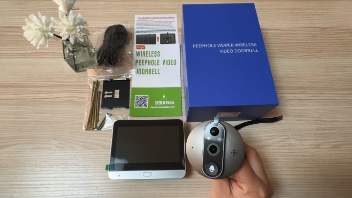 New LCD Smart WiFi Video Doorbell PIR Motion Detection