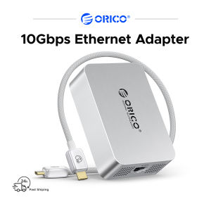ORICO 10gbe Bộ chuyển đổi Ethernet usb4 cổng đơn Tương thích với Thunderbolt 3/4/5 0.3M 40Gbps USB C Cáp