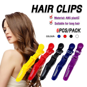 ItemMart 6Pcs Crocodile Clip Hair Tools Hair Clips Hair Sectioning Clips