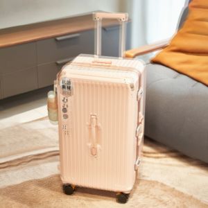 High Quality 24"28"32 Inch Aluminum Frame Large PC Trolley Suitcase With Silent Wheels Travel Rolling Luggage Bag TSA Lock Check-in Case Valises For Man And Women Free Shipping