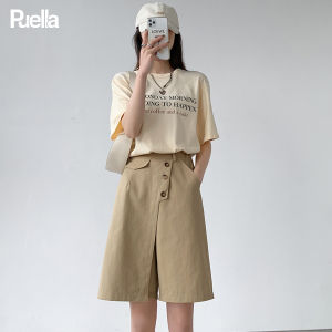 puella | Quần Short Chân Váy Cao Waist cho Phụ Nữ Mùa Hè 5 分