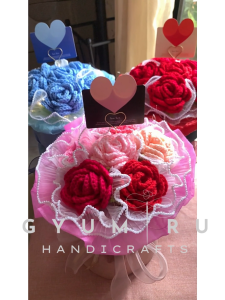 Flower Bouquet | Handmade Romantic Floral Gift | Anniversary Birthday & Valentines Day Present