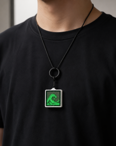 LED Fluid Motion Desktop Ornament Interactive Water Flow Display Shake-Activated Ambient Light Bag Charm Gift