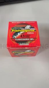 Maju 300meter Super Strong Tali Pancing ikan Nylon Transparent Fluorocarbon strong fishing line 钓鱼线