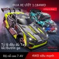 Tỉ Lệ 1/16 RC 4 Bánh Drift Xe Có Đèn LED Chiếu Sáng Tốc Độ Cao Xe Điều Khiển Từ Xa Cho Trẻ Em Và Bé Trai Lốp Có Thể Thay Thế Được. 