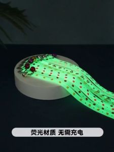 Pet Glowing Collars with Bells Glow at Night Dogs Cats Necklace Light Luminous Neck Ring Accessories