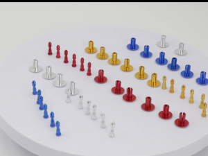 Precision Lock Push Pin Rivet CNC Aluminum M5x15 For Motorcycle Universal