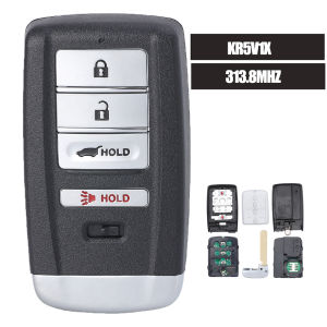 KEYECU KR5V1X 313.8MHz ID47 Smart Remote Key 4 Button Fob for Acura MDX RLX ILX TLX 2014-2020