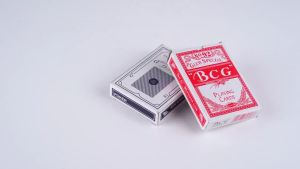 UMI Poker Magic Playing Card BCG Glub Special No.92 Casino 52 + 2 Joker Deck Plastic Coated / 扑克牌 卡牌 魔术 / Daun Terup