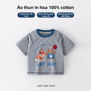 Lomitoo | Áo Thun In Hình Cartoon Bảo Vệ Da Chống Nắng