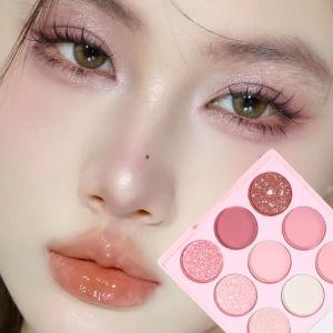 อายแชโดว์อะคริลิคสีน้ำตาล 9 สี วัตถุดิบเครื่องสำอางคอนทัวร์เกาหลี - ประเภท: กันน้ำ