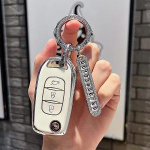 TPU Car Flip Key Case Cover for Renault Duster Kwid CLI O 5 Wingo Kadjar Logan Sandero Stepway Arkana Captur Megane Shell Fob