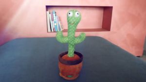 Cây Xương Rồng Nhảy Múa Hát Tiếng Việt - đồ chơi nhồi bông biết nói nhại giọng sạc usb - Nhại Tiếng - quà tặng cho bé-TOP GIÁ RẺ HCM