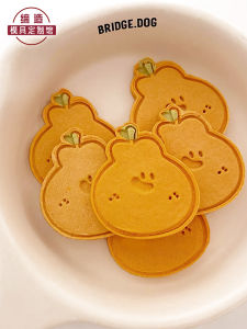 Korean Cartoon Mini Biscuit Mold Press Style 3D Baking Tools Corn Peanut Lemon Cookie Stamps Kitchen Cooking Utensils