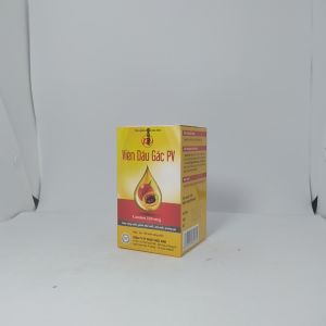 Viên dầu gấc PV sáng mắt tăng thị lực giảm khô mổi mắt hộp 100 viên