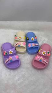 Inkayni 2111 Sandal Selop Anak Perempuan Labubu Sandal Selop Karet Sandal Slide Lentur Ukuran 24-29