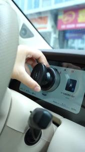 Electric Magnetic Car Phone Holder Wireless Charger 360° Rotation N52 Strong Vacuum Suction for iPhone 17 16 15 14 Pro Max