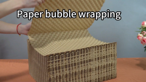 PaperEZ Paper Bubble Wrap Roll 80gsm Kraft Paper Void Fill Biodegradable Eco Friendly Protective Packaging Material 70m/350m