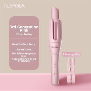 tsuyagla | Automatic Ionic Long-lasting Curling Iron 32mm