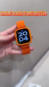 Nylon Velcro Strap with Case For Redmi Watch 6 Active/Redmi Watch 6 Lite Wristband breathable band