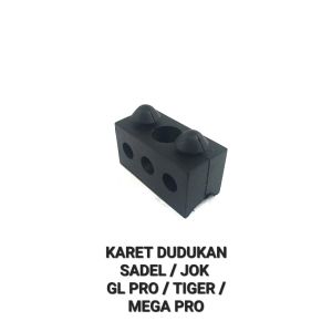 Karet Dudukan Sadel GL Pro (Kotak) - Rubber Seat Peredam Ganjal Ganjel Pangkon Bracket Bantalan Jok Jog Honda Tiger GL Max Neotech Mega Pro Megapro Win Tiger New Tiger Revo Tirev
