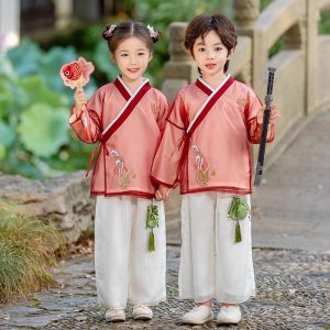 Boys Hanfu Traditional Chinese Costume Childrens Performance Outfit Spring Autumn New Chinese Style Summer Baby Clothes