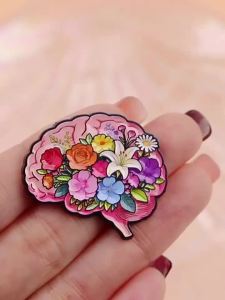Bandai | Human Anatomy Doctor Medical Brooch Metal Badge Pin Costume Jewelry Fashion Accessory Clinic