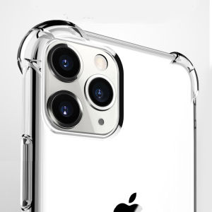 สี่มุมปองกันโดยทำให้หนาขึ้นเคสนิ่มสำหรับ iPhone 14 Pro Max 13 Pro Max/ 14 Plus/12 Pro Max SE 2020 11 Pro Max XS Max XR X 8 7 6S Plus iPhone 11 Pro XS เคสหลังซิลิโคนหรูหราเคสโทรศัพท์โปร่งใส MAX XR X