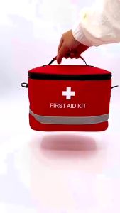 Esatop บรรจุภัณฑ์กระเป๋าปฐมพยาบาล Boutique Bag พร้อมสายคล้องไหล่ กระเป๋ายาสามัญประจำบ้าน พกพาสะดวก สำหรับแต่ละคน