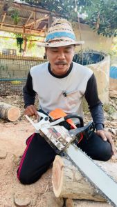 REAIM เลื่อยยนต์ เลื่อยโซ่ยนต์ พลังอันแข็งแกร่ง 5800W 20นิ้ว/เลื่อยโซ่ยนต์ 2จังหวะ 52/58CC Gasoline sawเครื่องตัดไม้ท่อนไม้ เลื่อยไม้ พร้อมส่งทันที!!