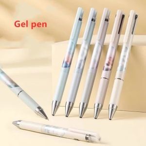 ใหม่ ST Nib 3-In-1กด Multi-Functional ปากกาเจล0.5/0.4มม. ญี่ปุ่นลักษณะสูงระดับปากกานักเรียนการเรียนรู้การเขียนอุปกรณ์