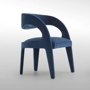 Casual Nordic Style White Larch Wood Armchair Coffee Shop Restaurant Back Chair Artistic Style Soft Padded Seat No Assembly Required