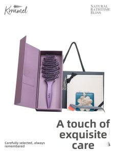 KRRAMEL | Boutique Luxury Hair Comb Gift Box Purple