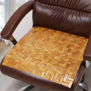 Modern Simple Style Bamboo Cooling Mat Office Chair Pad Breathable Seat Cushion Mahjong Cool Pad Home Decorative Fabric