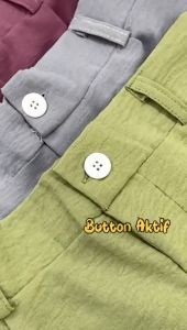 Celana Wanita Berkualitas Tinggi: Celana Kulot Crinkle Highwaist & Desain Modern